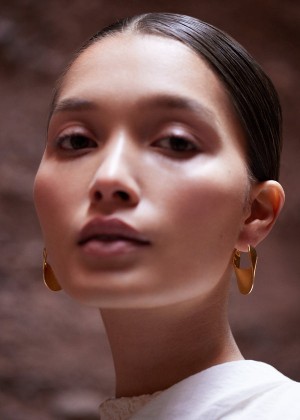 Polène Éole Slim Hoop Earrings Aurii | SN-PLN364997